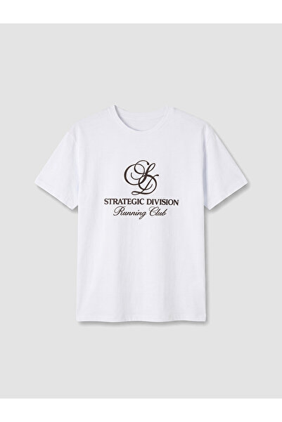 LC Waikiki Nevavm Printed 100% Cotton Women's Sports T-Shirt with Difference ...