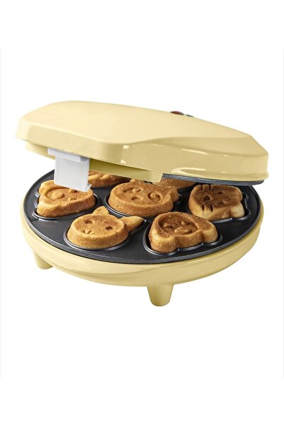 bestron Mini Aparat pentru Prăjituri și Biscuiți cu Forme de Animale Sweet Dreams, 700 W, Strat Antiaderent