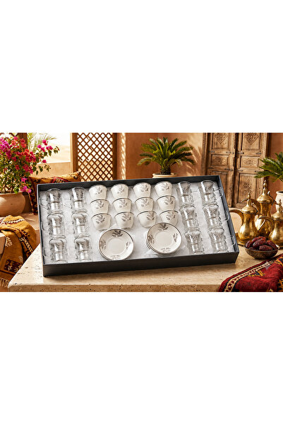 Generic Modern Tea Cups and Saucers Set with Coffee Cups to Complete the Luxu...