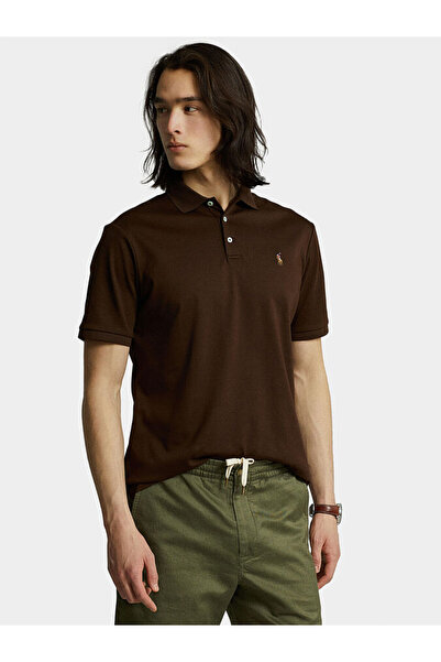 Ralph Lauren Black Label تي شيرت بولو من القطن الناعم بقصة خاصة 100037962