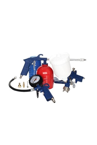 Kraft&dele Set de unelte pneumatice, Kraft&Dele, 8 piese, aer comprimat, KD413