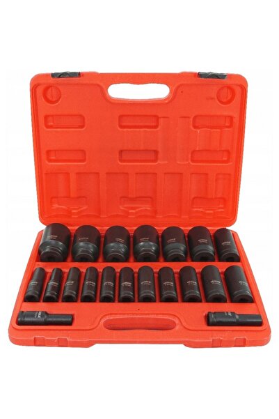 VERKE Set tubular de impact, 20 piese 10-38mm, V39463