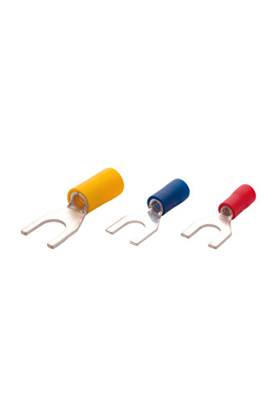 PLASTIM Terminale izolate tip furcă, secțiune transversală 4.0-6.0mm, M4, 100...