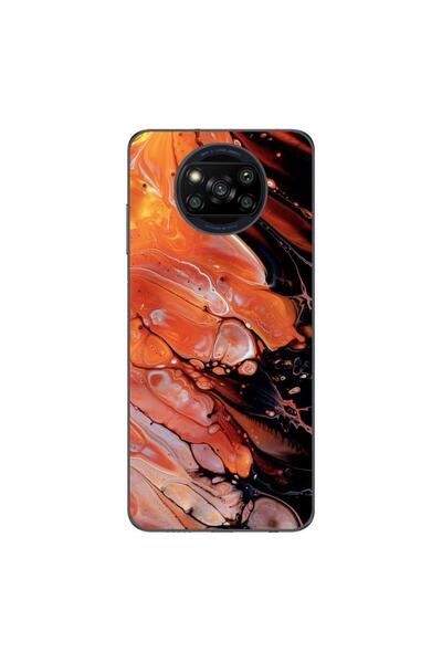 OEM Husa compatibila cu Xiaomi Poco X3 Pro Silicon Gel Tpu Model Abstract Lav...