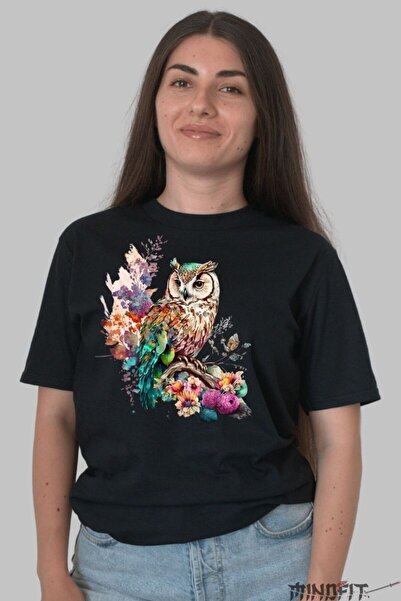 GILDAN Tricou Cu Bufnita Viu Colorat