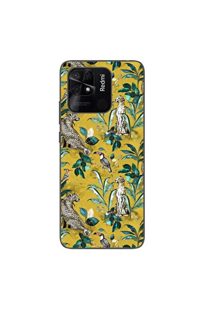 OEM Case compatible with Xiaomi Redmi 10C Silicone Gel Tpu Model Yellow Jungl...