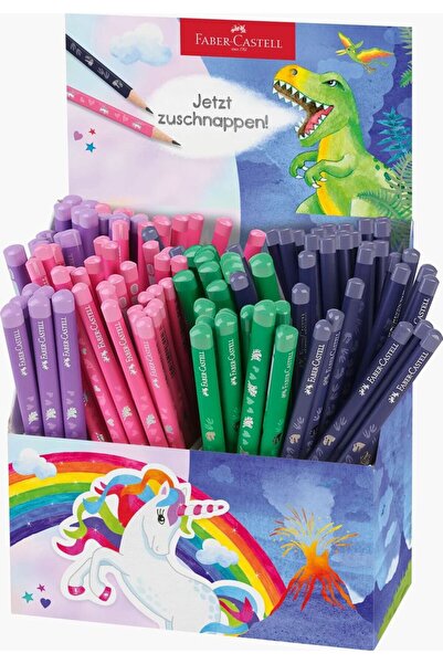 Faber Castell DISPLAY 120 PCS STANDARD AND JUMBO GRAPHITE PENCILS WITH UNICOR...