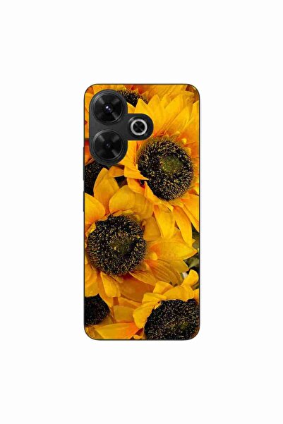 OEM Case compatible with Xiaomi Redmi 13 4G Silicone Gel Tpu Sunflower Pattern