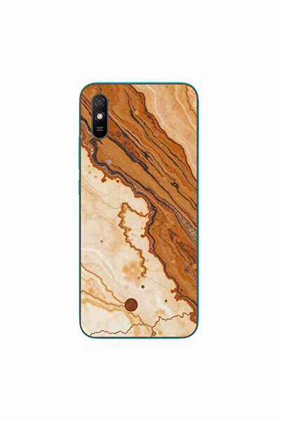 OEM Case compatible with Xiaomi Redmi 9A Silicone Gel Tpu Model Caramel Marbl...