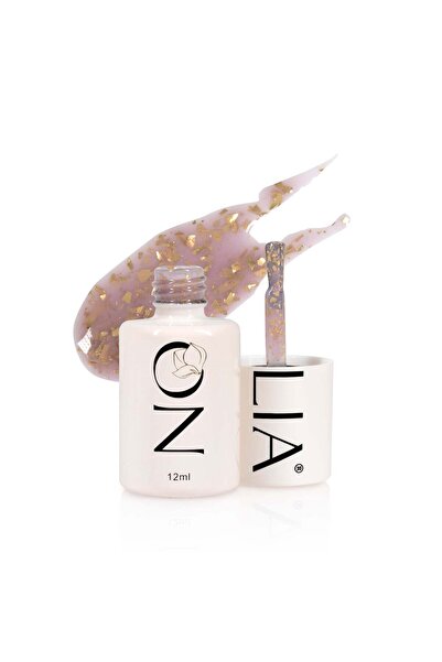 MAGNOLİA SHOP Confetti Rubber Base CRB054- PINK GOLD - 12ml