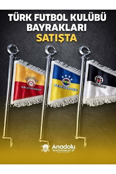 Falcon Motosiklet Bayrak Direği GS-FB-BJK Takımını Seç-GS