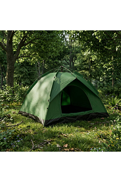Lic LifeInCamp Kamp Çadırı - 4 Kişilik Kamp Çadırı - Tam Otomatik Kamp Çadırı...