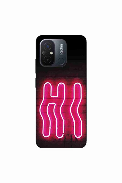 OEM Case compatible with Xiaomi Redmi 12C Silicone Gel Tpu Model Neon Hi