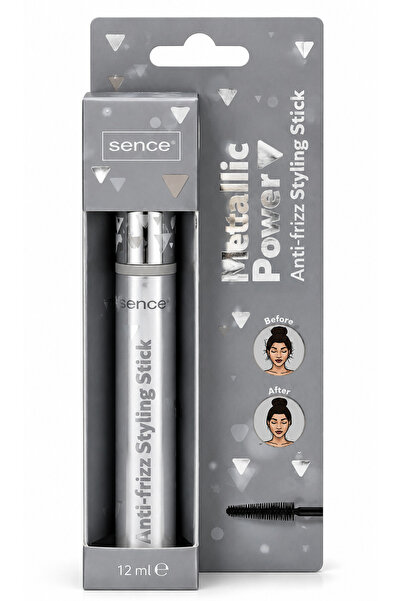 SENCE Gel fixator de păr 12ml Anti-încrețire Putere Metalică