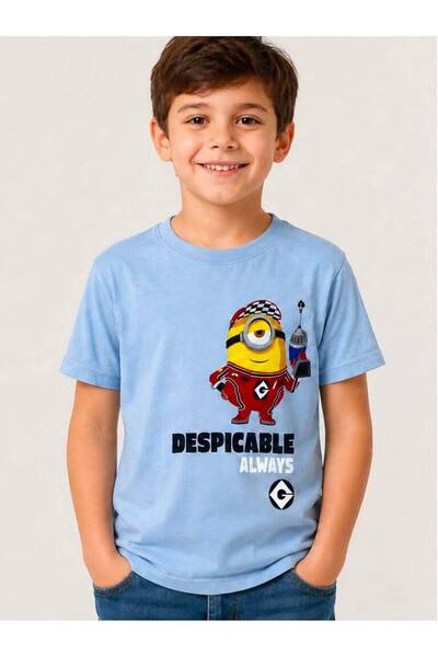 Accessories Hei Blue Cartoon Hero majica kratkih rukava za dečake 8-10 godina