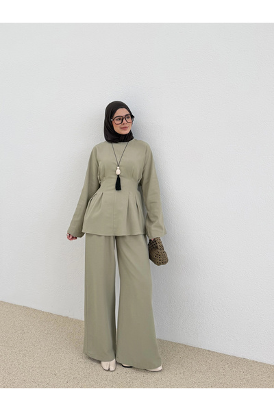 MODA AKSA 6068 KETEN PİLE TAKIM YEŞİL
