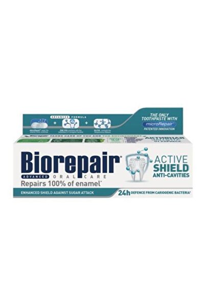 Biorepair Advanced Active Shield – Οδοντόκρεμα 75ml με MicroRepair για ενισχυ...