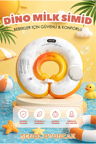 ŞENOL OYUNCAK Bebek Yüzme Simidi Kendi Şişen 0-1 Yaş Çift Emniyet Kilitli Tur...