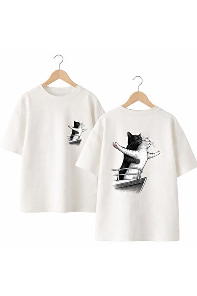 playwear Titanic majica sa mačkama na prednjoj i zadnjoj strani, 100% pamuk, ...