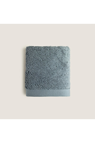 Chakra Плътна бамбукова кърпа за ръце 33X33 см, стоманено синьо