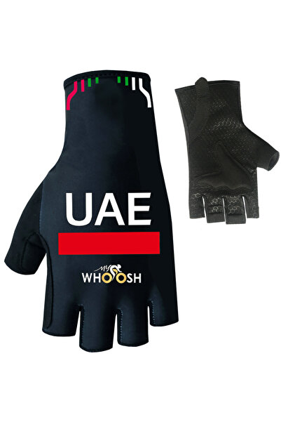 Choice4 black 2025 UAE Team Cycling Gloves Half Finger Men Women Ropa Road Bi...