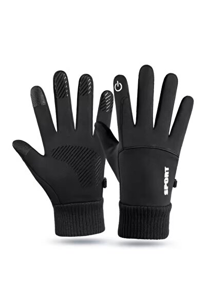 Choice1 S Black Black Winter Warm Full Fingers Waterproof Cycling Outdoor Spo...