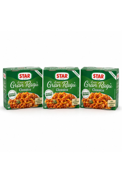 Star Set 3 x Il Mio Gran Ragù Classico, sos ragu clasic, 2 conserve x 180 g /...