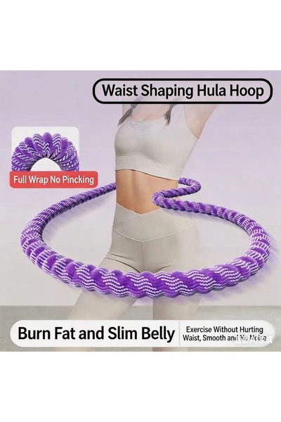 choice2 Purple 1pc Hula Hoop Fitness Soft Hula Hoop Not Hurt Body Weight Loss...