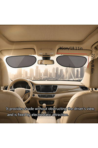 Choice 2pcs 2pcs Car Sunshade, Anti-Glare & UV Protection, Blocks Sunlight Wi...