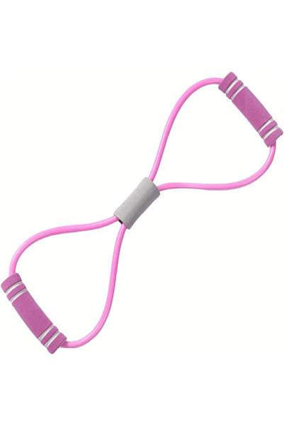 Choice Pink 8-shaped pull-up device, yoga training equipment, elastic tube ch...