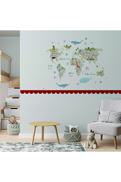 Renklendir Hayatını Autocolant de perete - Bandă de folie decorativă 9cm x 98 cm