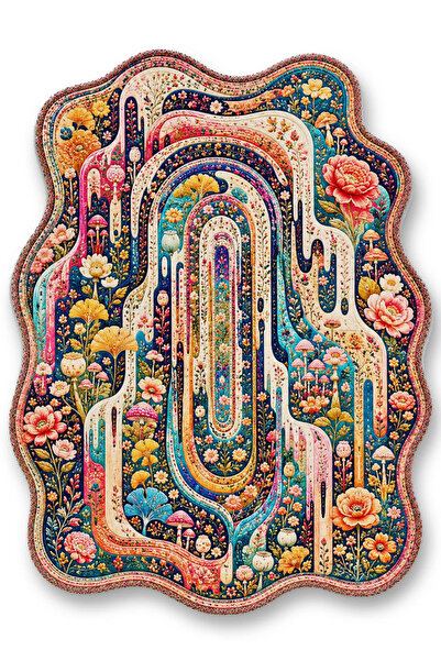 Rugs Modern Halı SDTAMOR Geleneksel Tema Desenli Modern Dokuma Taban Dekorati...