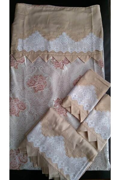 AZRA ÇEYİZ Handcrafted Lace Pique Set Bed Sheet Lacy Model