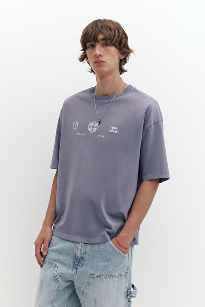 Pull & Bear STWD grafik baskılı tişört