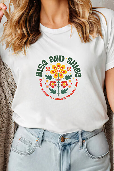 Sarah's Boutique Women's T-shirt – 100% cotton – Rise Sunrise