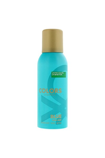 Benetton COLORS DE WOMAN BLUE 24H DEODORANT BODY SPRAY 150ML