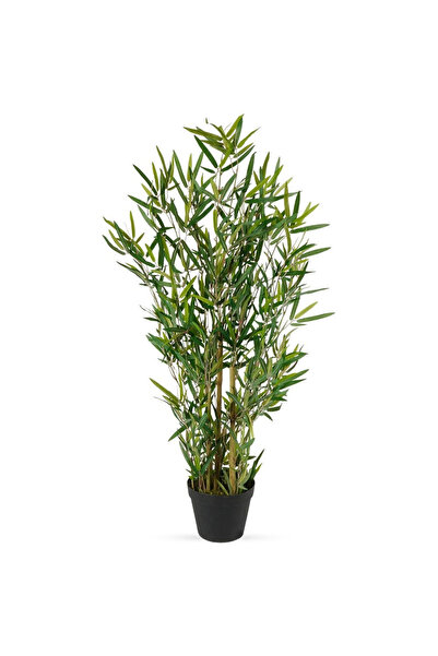 Vilde Plantă artificială de bambus în ghiveci negru 97 cm