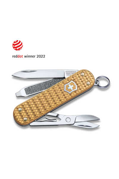 Victorinox 0.6221.408G SD Alox Gold 58mm Ordu Bıçağı