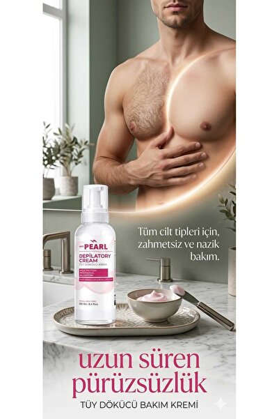 My pearl Professional Bacak & Vücut Tüy Dökücü Krem Güzel Koku Tüm Cilt Tiple...