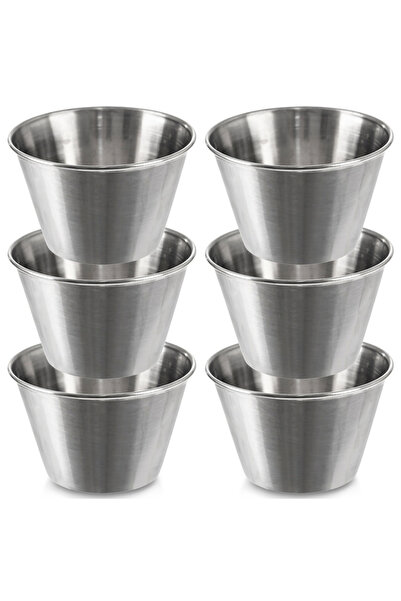 Orion Boluri pentru sos din oțel inoxidabil, 240 ml, set de 6