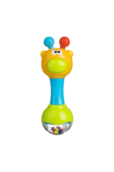 OEM Jucarie Zornaitoare Girafa 15cm, pentru bebelusi, sunet placut si dezvolt...