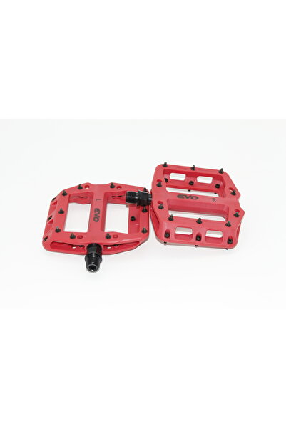 Evo Çivili Platform Pedal Rulmanlı KIRMIZI