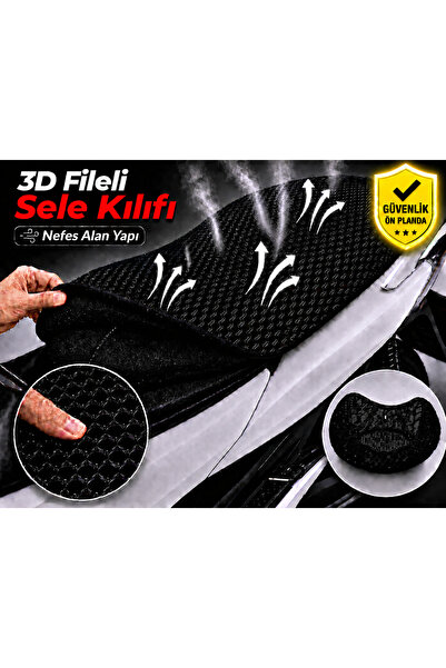 Vi Caro Κάλυμμα σέλας μοτοσικλέτας RKS Cityblade 3D Mesh Κάλυμμα σέλας με ανα...