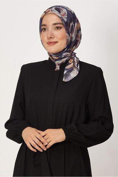 Alvina Eșarfă naturală cu model 8636