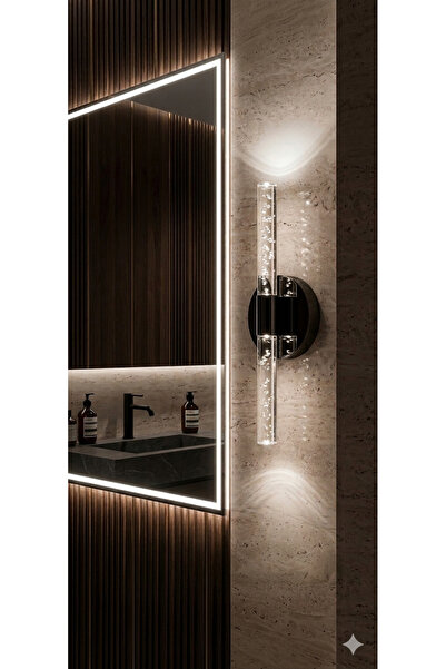 BACKHOME Bubbleflux Medium 40 cm Modern Design Led Sconce - Wall Lamp - Anthr...