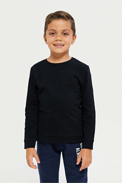 REDTAG Boys Black And Grey T-Shirt Set (Pack Of 2)