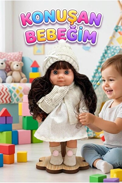 Tıfıl Toys Lucia Girl Konuşan 35 cm - Etkileşimli Kolları Bacakları ve Kafası...