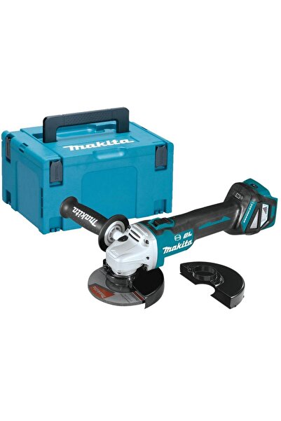 Makita DGA513ZJ Акумулаторен ъглошлайф, 18V, 125 мм, 8500 об/мин, Черен/Зелен