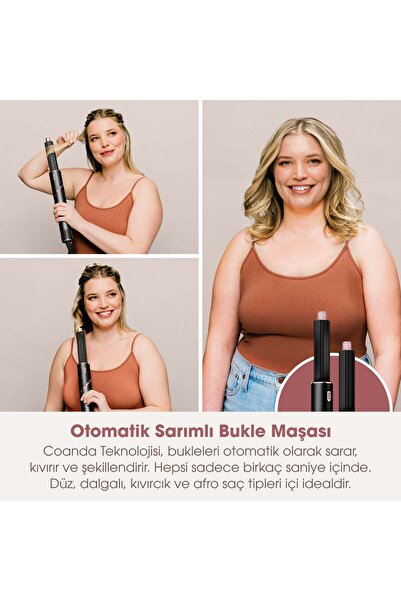 Shark FlexStyle 3-in-1 Saç Kurutma & Şekillendirme Sistemi -Black/RoseGold
