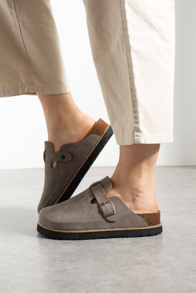 starmarj New Season Closed-Front Sabo High-Heeled Home and Outdoor Slippers